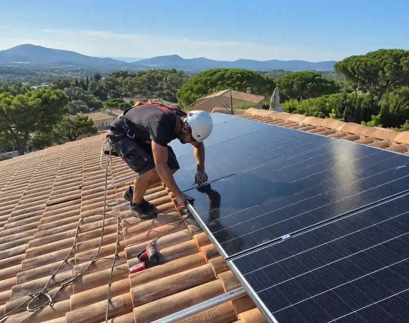 Installateur panneaux solaires Crépol — pose photovoltaïque sur toiture