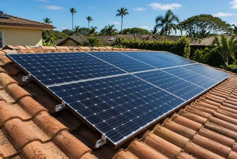 Installation de panneaux solaires à Crépol